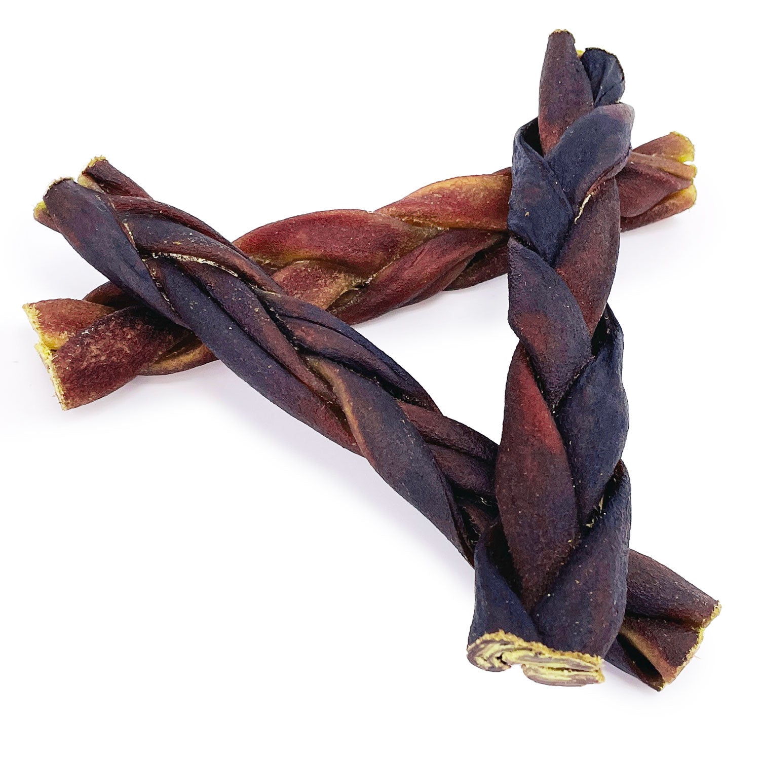 ValueBull USA Collagen Braid Beef Large Dog Chews, Medium 6 Inch 100 Count Bulk Pack - Medium - 100 Braids
