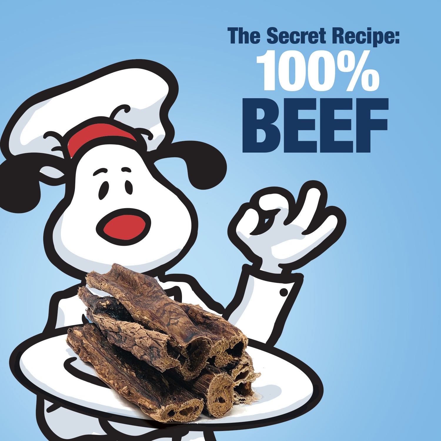ValueBull Beef Lung Sticks, Premium 6 Pounds - Stick - 6 Pound