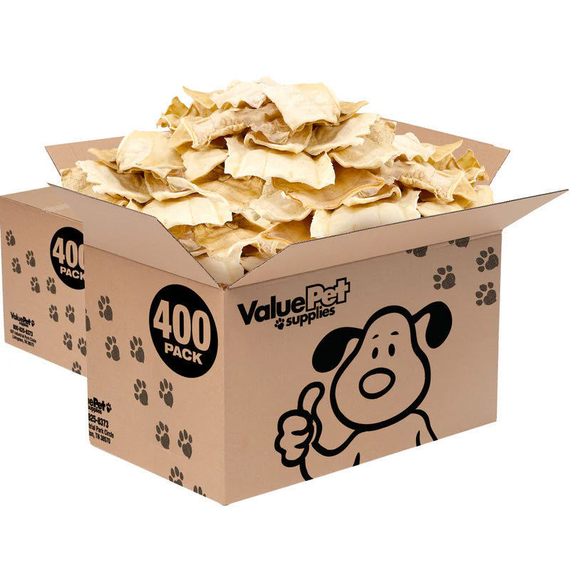 ValueBull USA Rawhide Chips, 800 Count Wholesale Pack