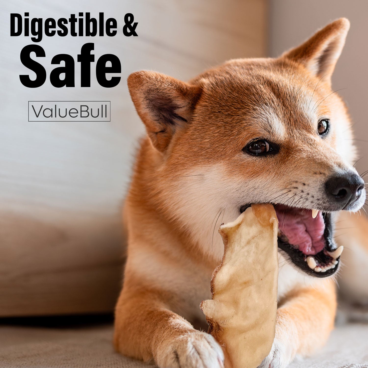 ValueBull USA Collagen Chips Dog Chews, Natural Long-Lasting Dog Treats, 400 Count Wholesale Pack - Natural - 400 Chips