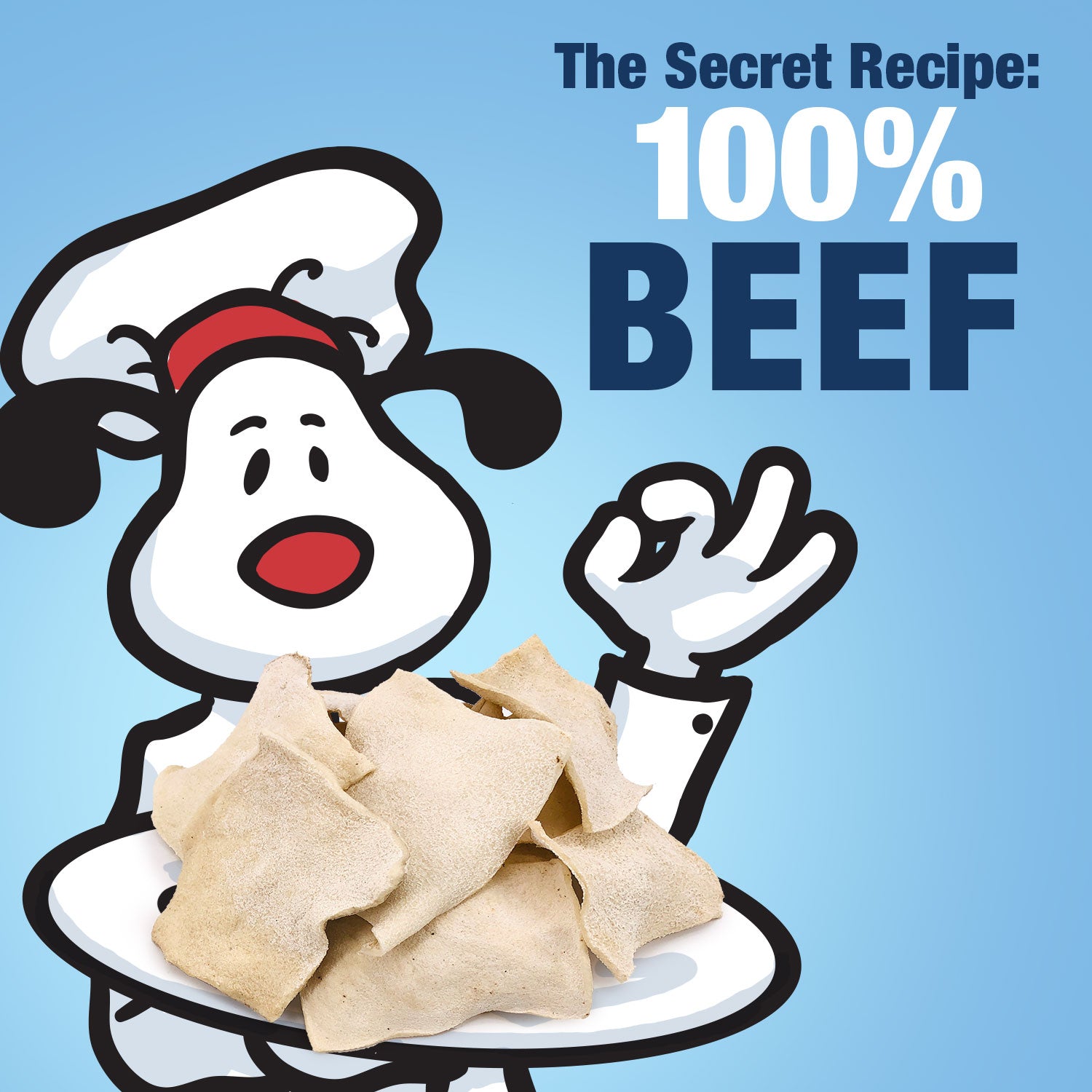 ValueBull USA Beef Rawhide Chips for Dogs, 4 Pound - Natural - 4 Pound