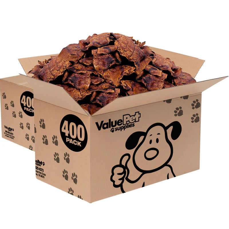 ValueBull USA Rawhide Chips, Natural Beef Flavor, 800 Count Wholesale Pack