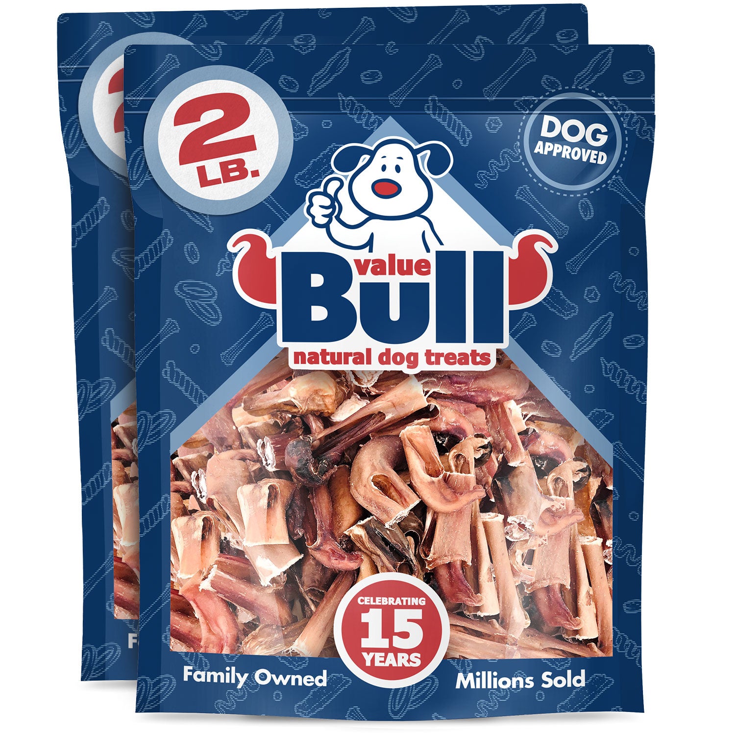 ValueBull Bully Stick Bits for Small Dogs, 4 Pounds - Bits - 4 Pound