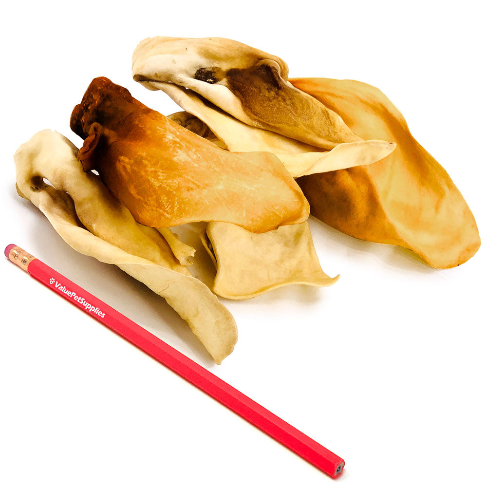 ValueBull Cow Ears, Varied Sizes/Shapes, 400 Count Wholesale Pack - Beef - 400 Ears