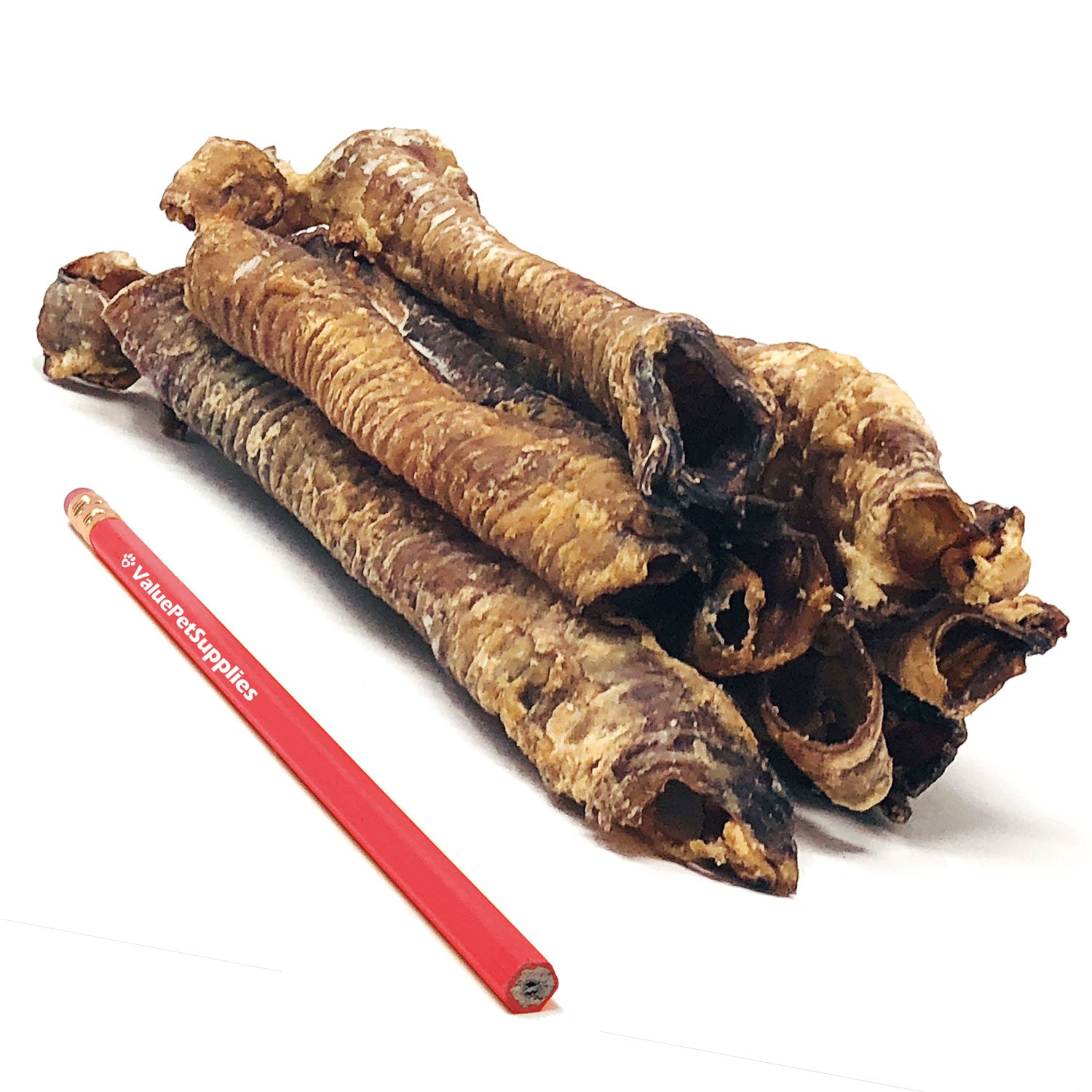 ValueBull Lamb Trachea for Dogs, Premium, 4-9 Inch, 2 Pound Bulk Pack - Trachea  - 2 Pound