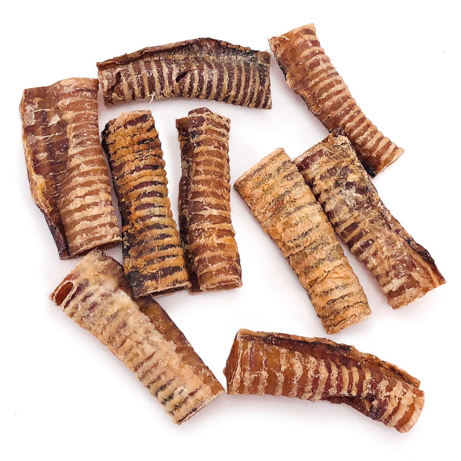 ValueBull Beef Trachea, Premium 5-6 Inch, 200 Count Bulk Pack - Beef - 200 Tubes