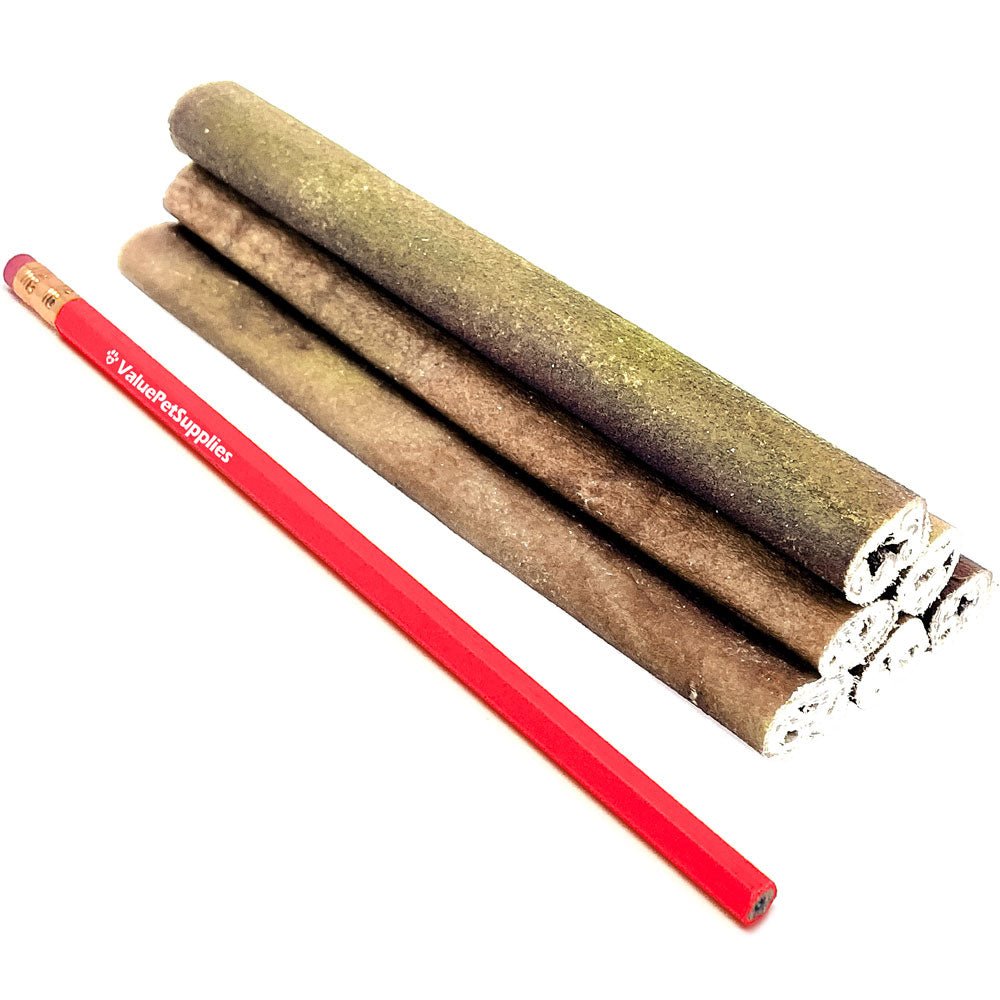 ValueBull USA Beef Collagen Sticks for Dogs, 4-6 Inch Varied, 10 Pound Bulk Pack - Varied - 10 Pound