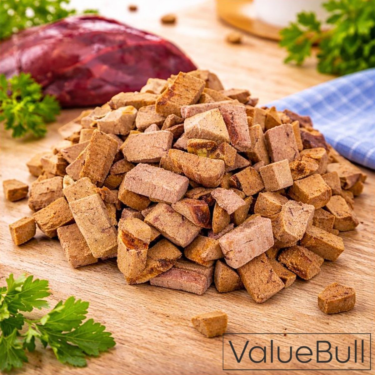 ValueBull USA Freeze Dried Beef Liver for Dogs & Cats, 2 Pound - Beef Liver - 2 Pound