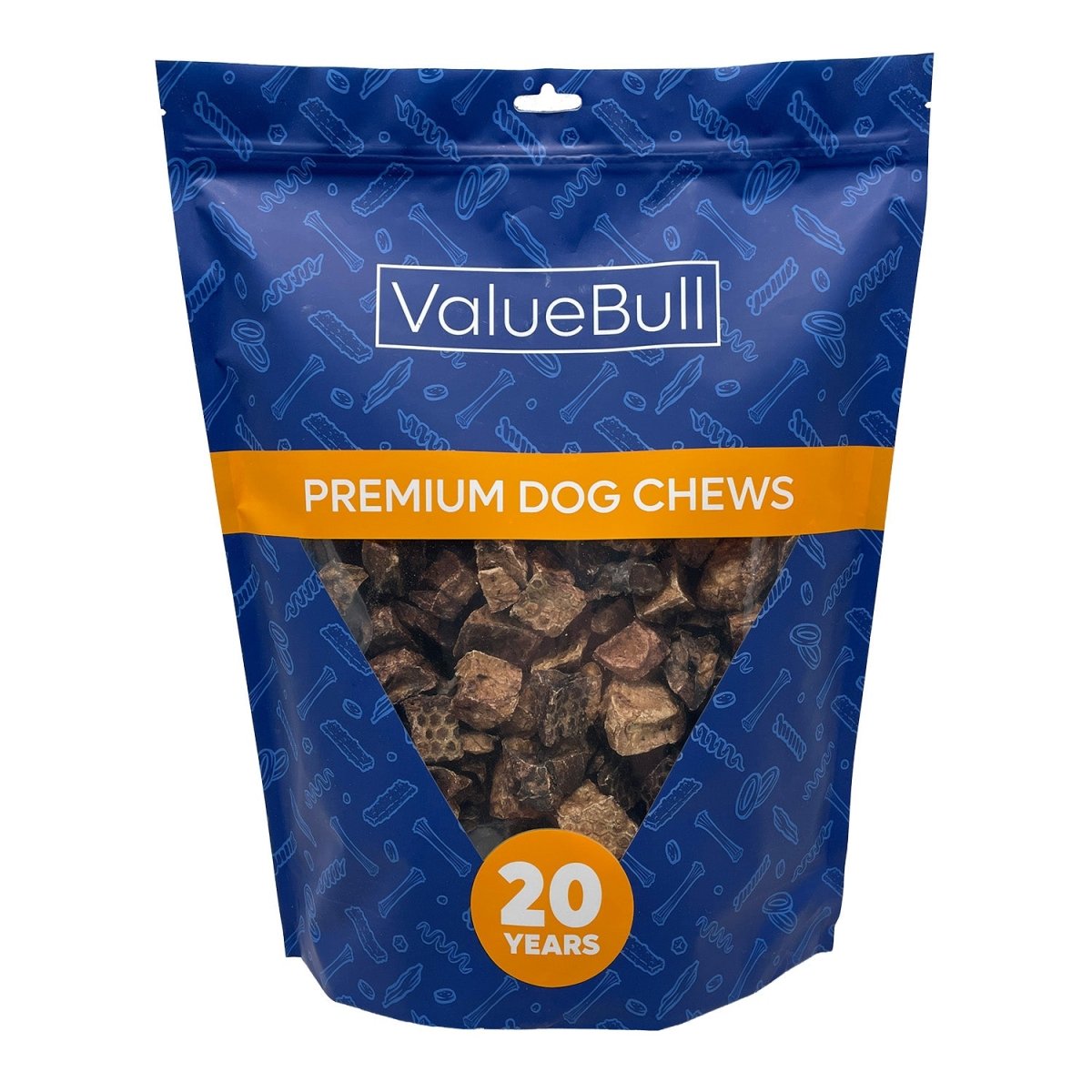 ValueBull Premium Beef Lung Cubes, 2 Pounds - Cubes - 2 Pound