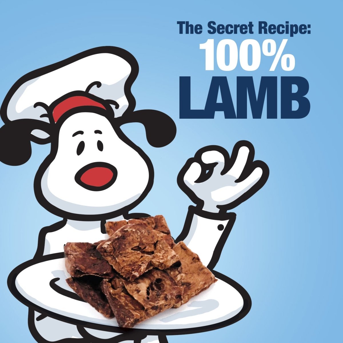 ValueBull Lamb Lung Cubes for Dogs, Premium, 2 Pounds - Cubes - 2 Pound