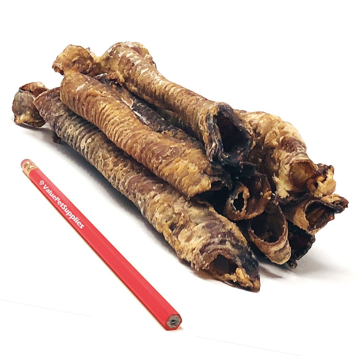 ValueBull Lamb Trachea for Dogs, Premium, 4-9 Inch, 10 Pound, Bulk Pack - Trachea  - 10 Pound