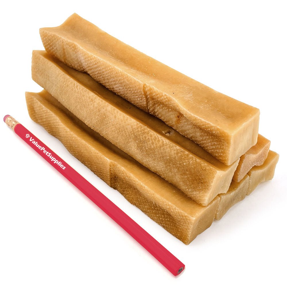 ValueBull Himalayan Yak Cheese Dog Chews, Large, 40 Pound RESALE PACKS (3 bars per bag) - Valuepetsupplies