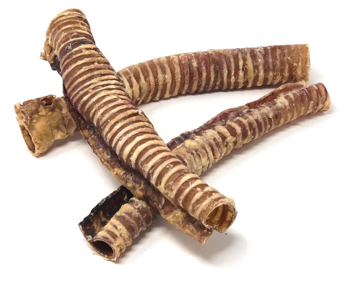 ValueBull Beef Trachea Dog Chews 10-12 Inch, 80 Count Bulk Pack