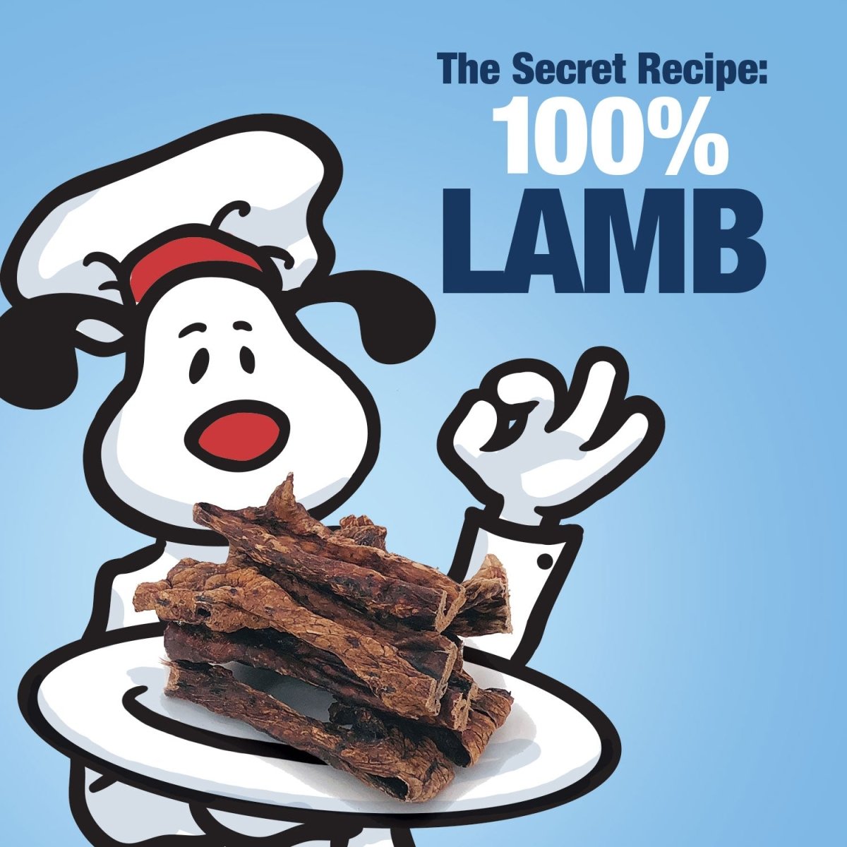 ValueBull Lamb Lung Sticks, Premium 4 Pounds Bulk Pack - Lung - 4 Pound