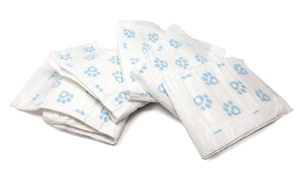 ValueWrap Male Wraps, Disposable Dog Diapers, Large, Lavender, 144 Count - 144 Count
