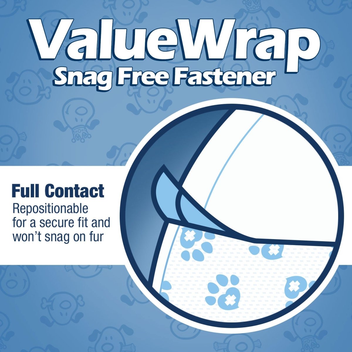 ValueWrap Male Wraps, Disposable Dog Diapers, Large, Lavender, 48 Count - 48 Count